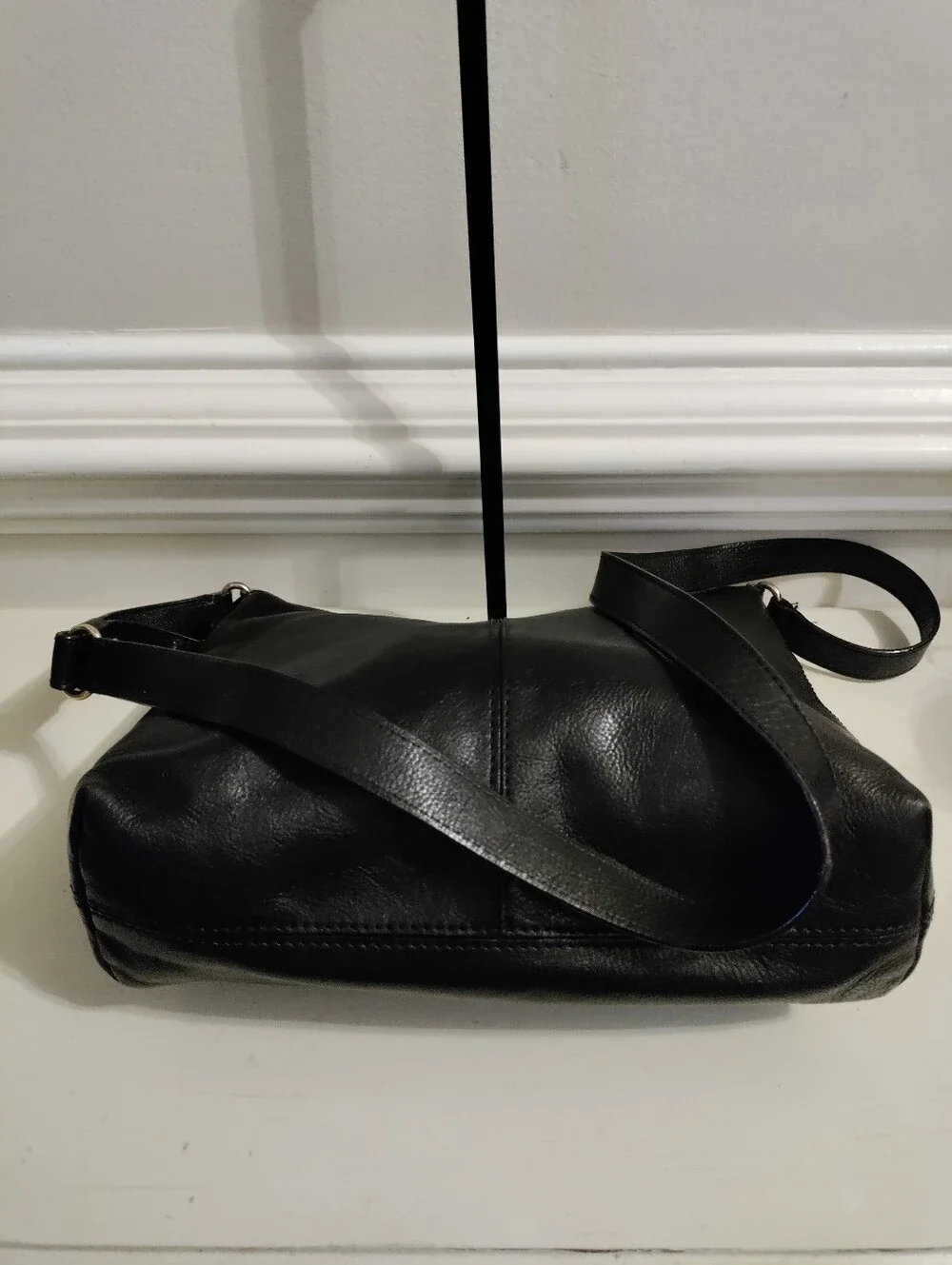 Kate Spade New York Black Leather Crossbody Shoulder Bag